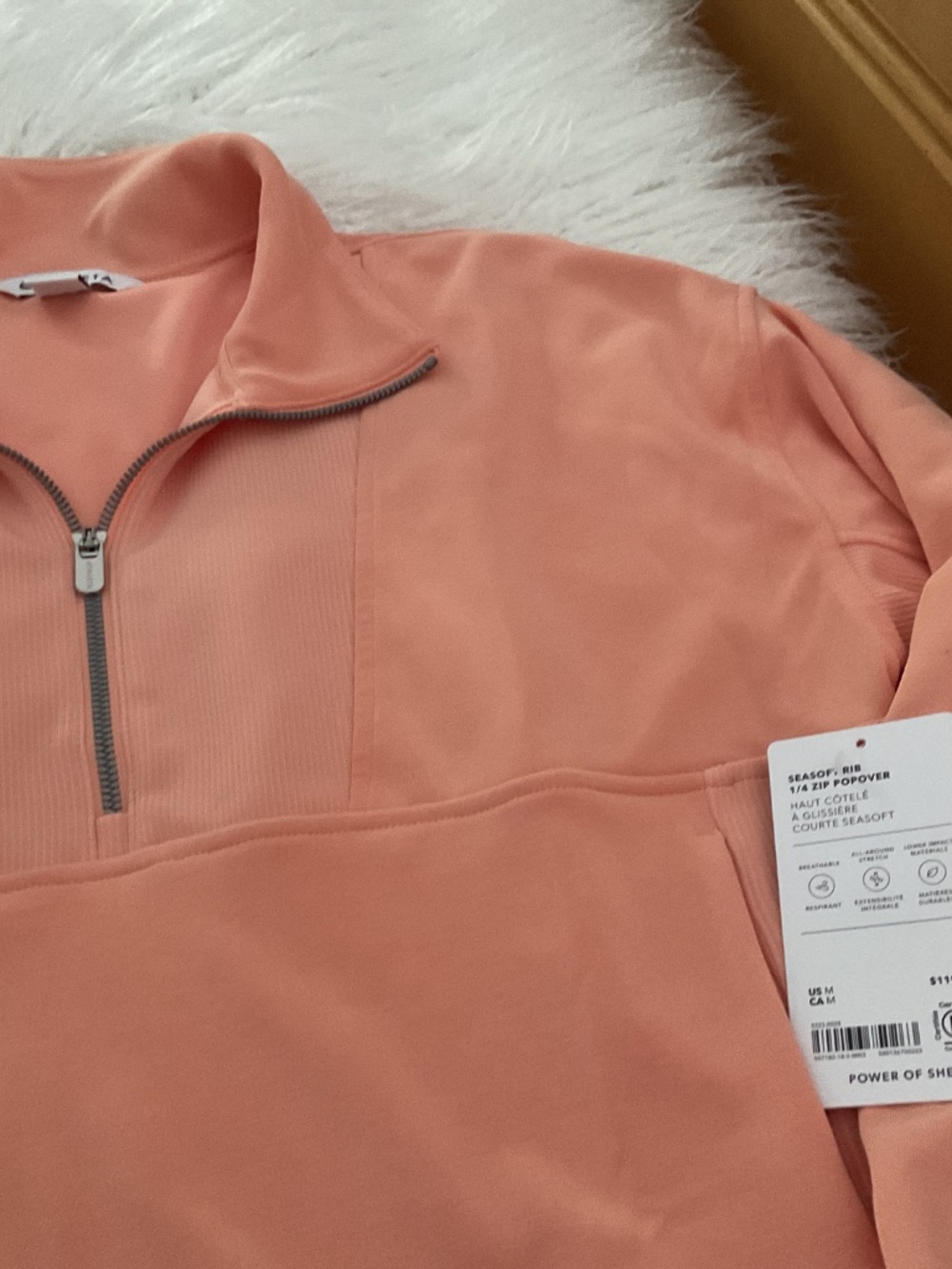 Seasoft Rib 1/4 Zip Popover - Picture 2 of 3